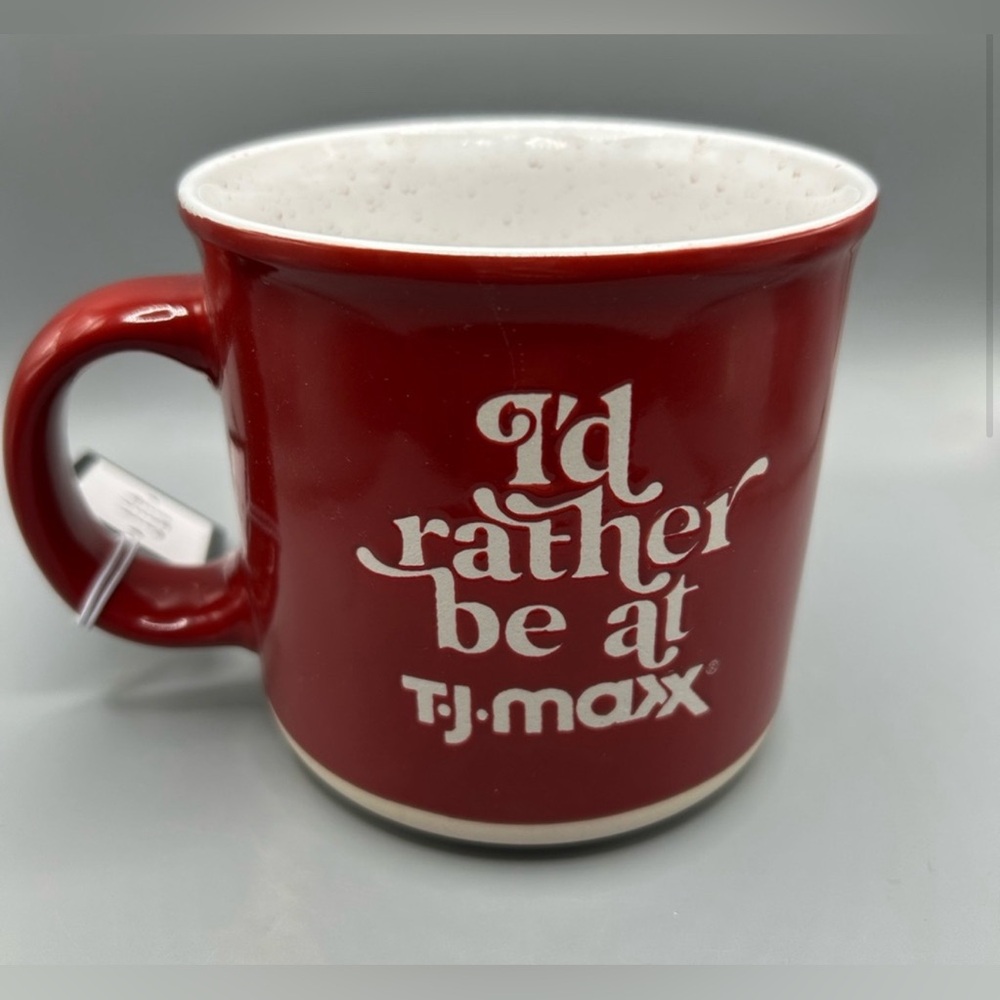 I’d Rather Be At TJ Maxx Double Sided Logo TikTok Viral NEW Red White